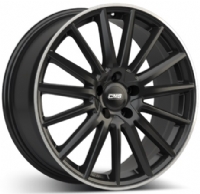 CMS C23 8"X20-5/108  ET43 Diamond Rim Black (820 Kg)